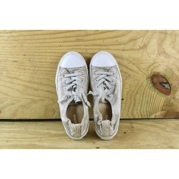 Converse Chuck Taylor Shoreline Juniors Sz 4 Metallic Sneakers Athletic Shoes - Picture 4 of 7